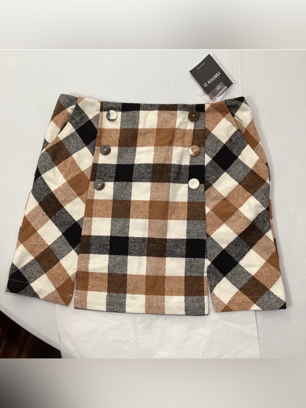 Forever 21 Plaid Mini Skirt